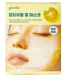 Green Tangerine Vita C Dark Spot Care Gel Mask Set 43g x 5 sheets