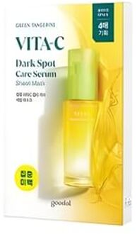 Green Tangerine Vita C Dark Spot Care Serum Mask Set - Gezichtsmasker