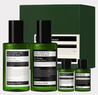 Green Tea Skin & Lotion Set For Man 4 pcs