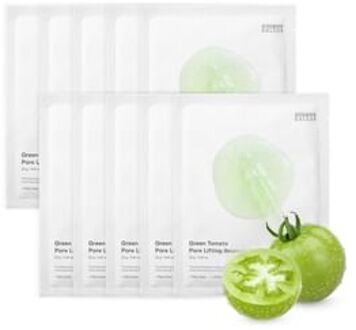 Green Tomato Pore Lifting Ampoule Set - Gezichtsmasker