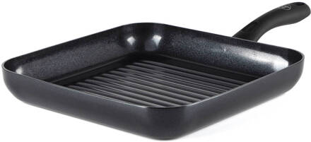 GreenChef Diamond Inductie Grillpan - Ø28 cm - keramisch Zwart