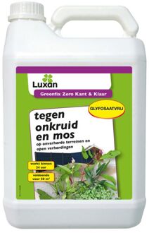 Greenfix Zero Kant & Klaar - Onkruid- en mosbestrijder - 5 L