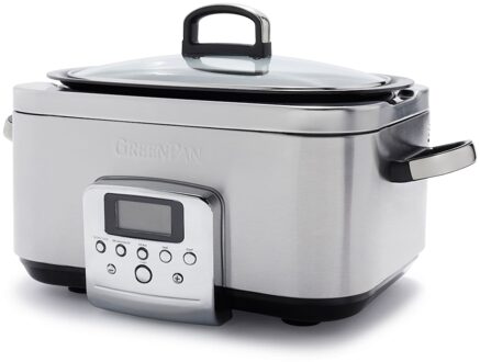 Greenpan Elite slowcooker 6ltr Slowcooker Grijs