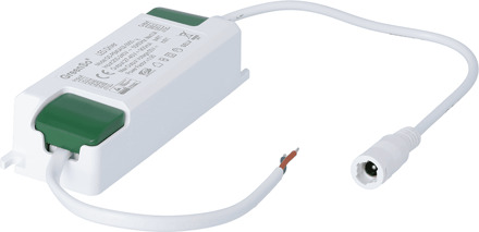GreenSo LED Paneel transformator - 36 Watt - DC connector - LED trafo - IP20 voor binnen Wit