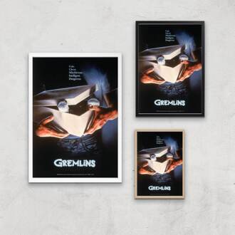 Gremlins Giclee Art Print - A4 - Wooden Frame Meerdere kleuren