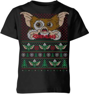Gremlins Ugly Knit Kids' Christmas T-Shirt - Black - 134/140 (9-10 jaar) Zwart - L