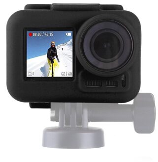 Grens Frame Zachte Siliconen Case Beschermhoes Sport Camera Accessoires Siliconen Beschermhoes voor Dji Osmo Accessoires zwart