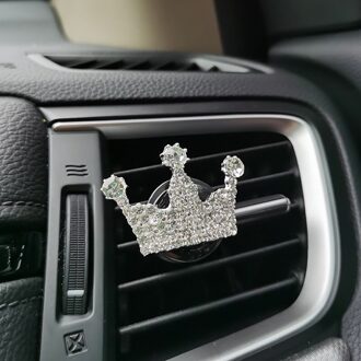 Grensoverschrijdende Auto Parfum Clip Diamond Auto Airconditioning Outlet Geur Clip Auto Accessoires Grote Kroon