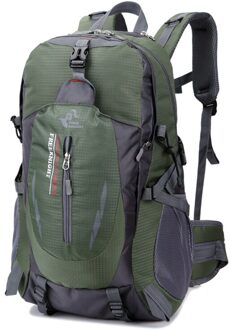 Grensoverschrijdende Stijl 30L Bergbeklimmen Huishoudens Pakket Reizen Rugzak Waterdicht Grote Capaciteit Backp leger groen