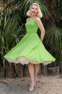 Greta swing jurk in groen
