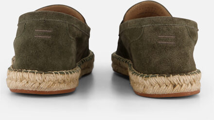 Greve Dune Instappers groen Suede - 40,41,43,44