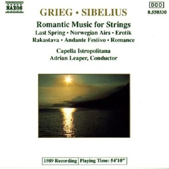 Grieg; Sibelius: Romantic Music for Strings / Adrian Leaper et al