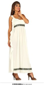 Griekse Godin Kostuum Athena Wit - Transparant