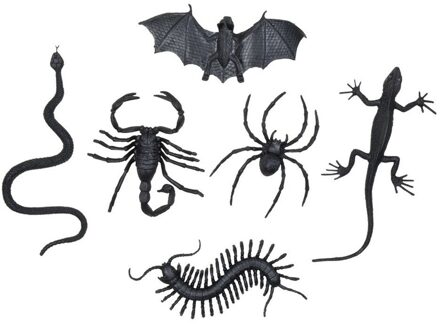 Griezel enge halloween beestjes assortiment 12x stuks