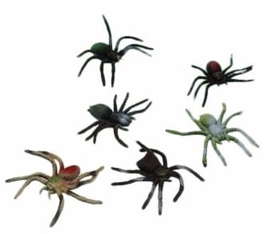 Griezelige spin speelfiguur - 10 cm - Halloween/Horror decoratie