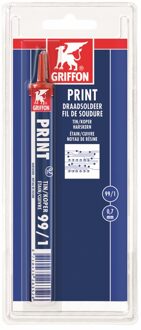 Griffon print draadsoldeer tin/koper 99/1 harskern Ø 0,7 mm. - 4 meter