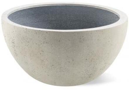 Grigio Bowl M White-Concrete 45x22