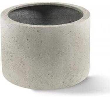 Grigio plantenbak Cylinder M antiek wit betonlook