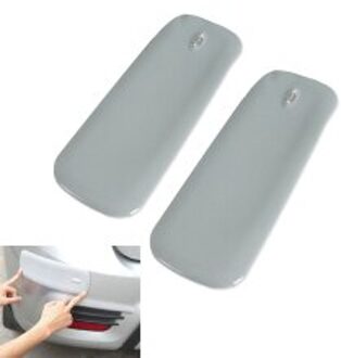 Grijs Bumper Voorste Auto Protector Links + Rechts Hoek Cover Anti-Kras Vervanging Accessoires