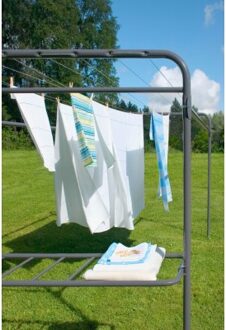 Grijs Metalen Waslijnpalen Black