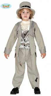 Grijs spook bruidegom kostuum voor jongens - 122/134 (7-9 jaar) - Kinderkostuums
