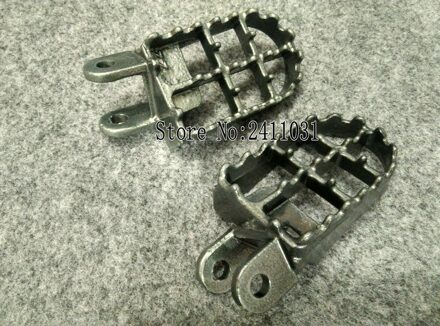 Grijs staal motorfiets voetsteunen footrest voor kawasaki klx250 1994-1996 1995 klx 650 300r vervangen mx racing voetsteun voetsteunen