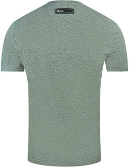 grijs T-shirt met tijgerlogo aan de zijkant - maat