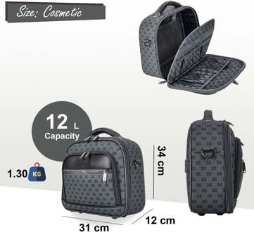 Grijze cosmetische reistas Grijs - One Size