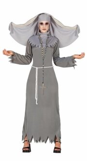 Grijze geest nonnen kostuum voor dames Grijs