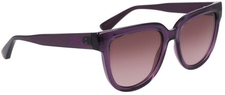 Grijze geïnjecteerde Zonnebril Grijs - One Size