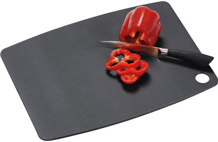 Grijze gelamineerde houten snijplank 28 x 38 cm