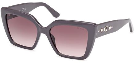 Grijze Hars Zonnebril Grijs