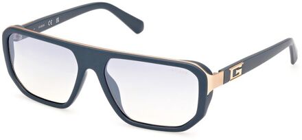 Grijze Hars Zonnebril Grijs