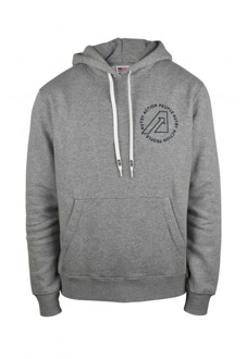 Grijze hoodie met logo prints Autry , Gray , Heren - 2Xl,Xl,L,M