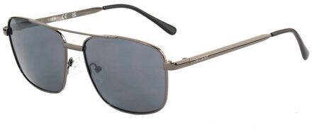 Grijze Injectie Zonnebril Grijs