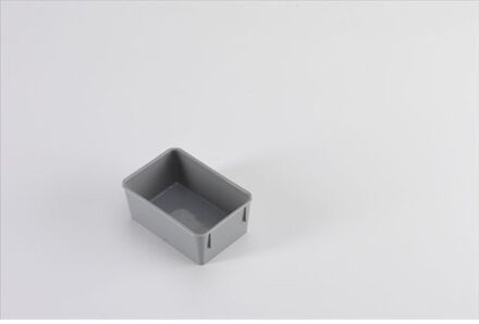 Grijze Inzetbak – 130x86x50 Mm, Pp Kunststof