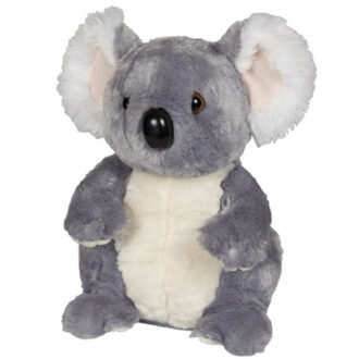 Grijze koala knuffel 30 cm knuffeldieren - Knuffeldier Grijs