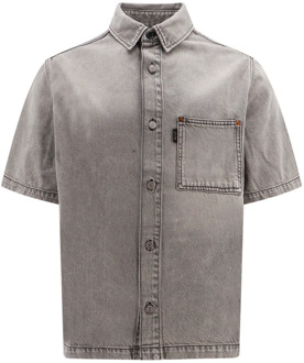Grijze korte mouwen overhemd Haikure , Gray , Heren - XL