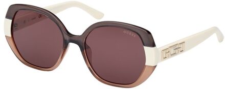 Grijze Kunststof Zonnebril - maat Grijs