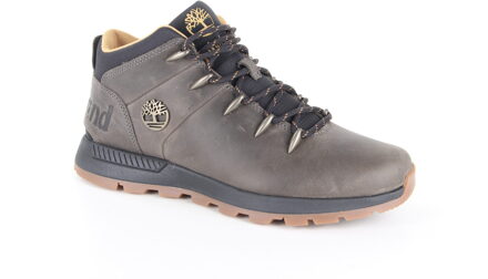 Grijze Laarzen met Stoffen en Rubberen Voering Timberland , Gray , Heren - 41 Eu,42 Eu,43 EU