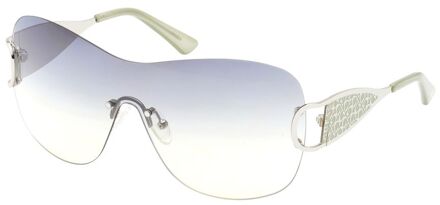 Grijze Metalen Zonnebril - maat Grijs