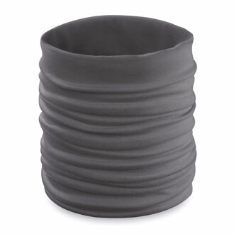 Grijze multifunctionele morf sjaal/shawl voor volwassenen