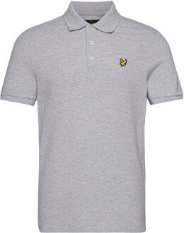 Grijze poloshirt met korte mouwen Lyle & Scott , Gray , Heren - 2Xl,Xl,L,M