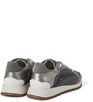 Grijze Sneakers Met Monili Kettingdecoratie Grijs - EU 36