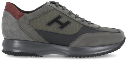 Grijze Sneakers voor Heren - Stijlvol en Comfortabel Hogan , Gray , Heren - 43 1/2 Eu,44 Eu,42 EU