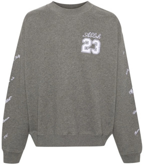 Grijze Sweaters met Off White Stijl Off White , Gray , Heren - L,M