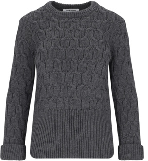 Grijze Sweaters voor Heren Thom Browne , Gray , Dames - Xs,2Xs,3Xs