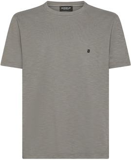 Grijze T-shirts en Polos Dondup , Gray , Heren - 2Xl,L,M,S