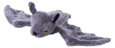 Grijze vleermuis knuffel 32cm - Knuffeldier Grijs