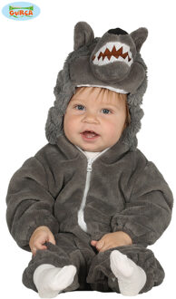 Grijze wolf kostuum voor baby's - 80/86 (6-12 maanden) - Kinderkostuums